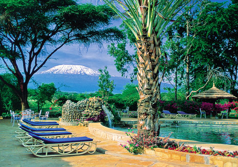 Amboseli Sopa Lodge swimming pool