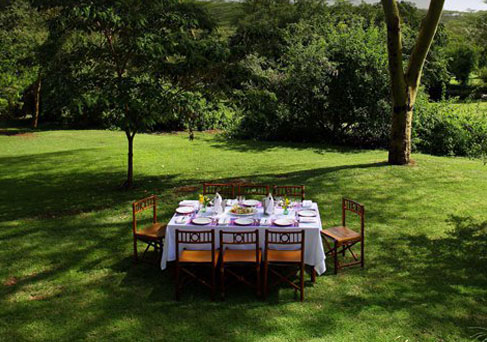 Sarova Lion Hill outdoor dining
